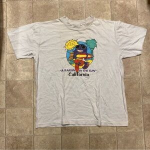 California Raisins VTG T-Shirt L Measurement White USA Single Stitch